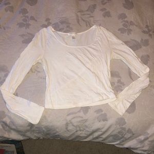 Basic white crop top